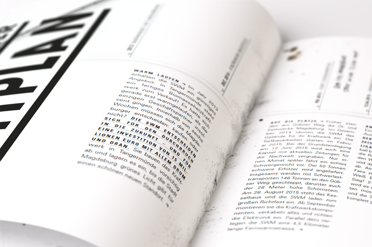 Textbüro Wortschatz - Beispiel eines Geschäftsberichtes