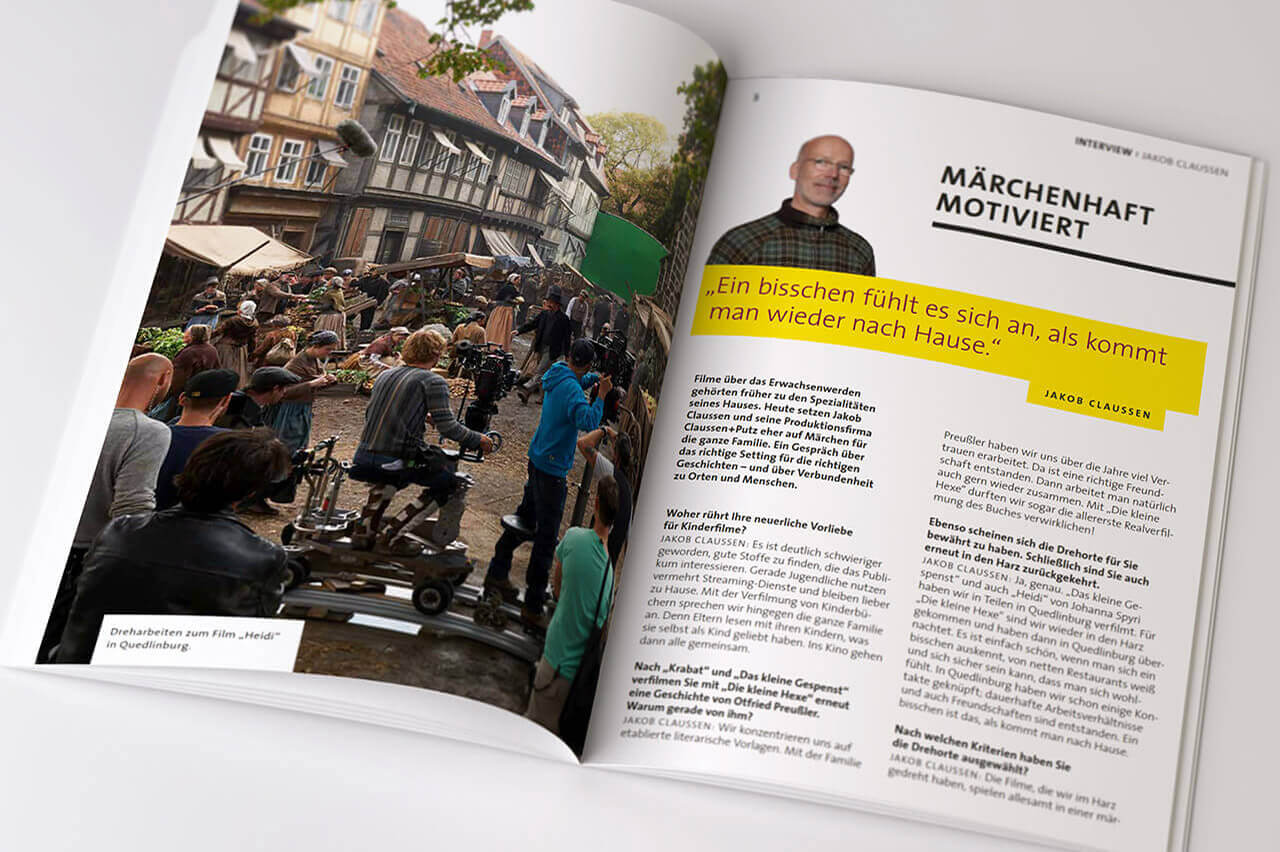 Filmland Sachsen-Anhalt: Fabelhafte Aussichten - Textbüro Wortschatz: Text, Bildrecherche